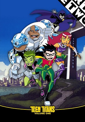 Постер к hd онлайн мультфильму: Юные Титаны/Teen Titans (2003)