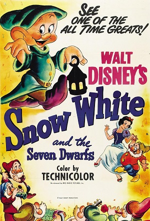 Постер к hd онлайн мультфильму: Белоснежка и семь гномов/Snow White and the Seven Dwarfs (1938)