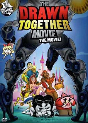 Постер к hd онлайн мультфильму: Сумасшедшие за стеклом: Фильм/The Drawn Together Movie: The Movie! (2010)