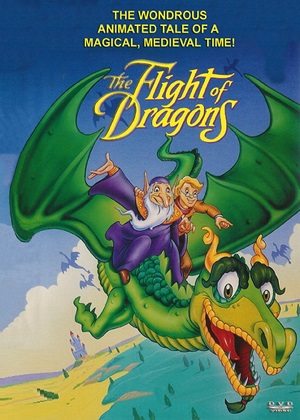 Постер к hd онлайн мультфильму: Полет драконов/The Flight of Dragons (1982)