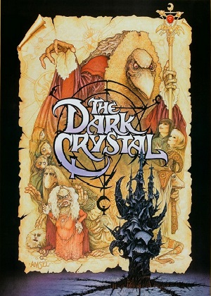 Постер к hd онлайн мультфильму: Темный кристалл/The Dark Crystal (1982)