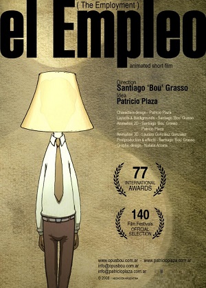 Постер к hd онлайн мультфильму: Должность/El empleo (2008)