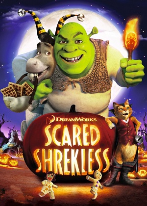 Постер к hd онлайн мультфильму: Шрек: Хэллоуин/Scared Shrekless (2010)