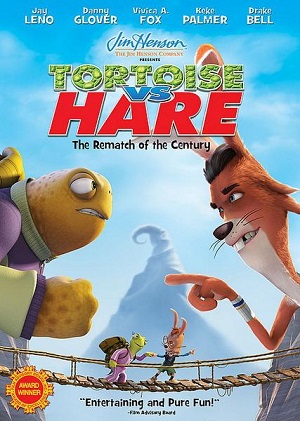 Постер к hd онлайн мультфильму: Изменчивые басни: Черепаха против Зайца/Unstable Fables: Tortoise vs. Hare (2008)