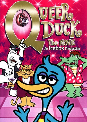 Постер к hd онлайн мультфильму: Голубой утенок/Queer Duck: The Movie (2006)