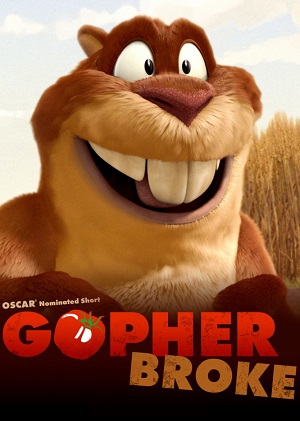 Постер к hd онлайн мультфильму: Суслик Обломался/Gopher Broke (2004)