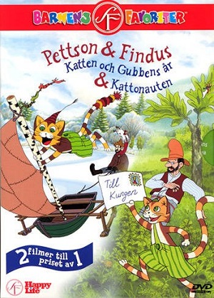 Постер к hd онлайн мультфильму: Петтсон и Финдус 2/Pettson och Findus - katten och gubbens år (2000)