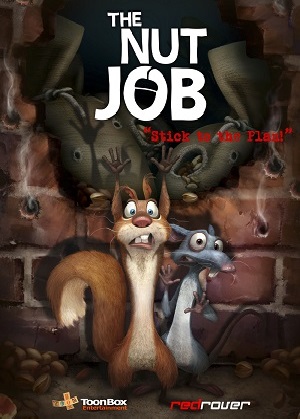 Постер к hd онлайн мультфильму: Реальная белка/The Nut Job (2013)