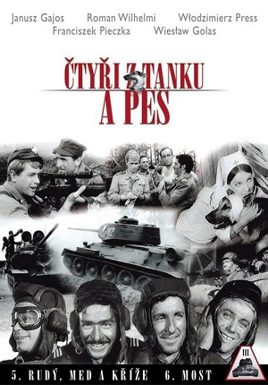 Постер к hd онлайн сериалу: Четыре танкиста и собака/Czterej pancerni i pies (1966)