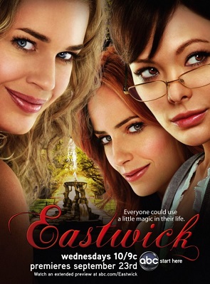 Постер к hd онлайн сериалу: Иствик/Eastwick (2009)